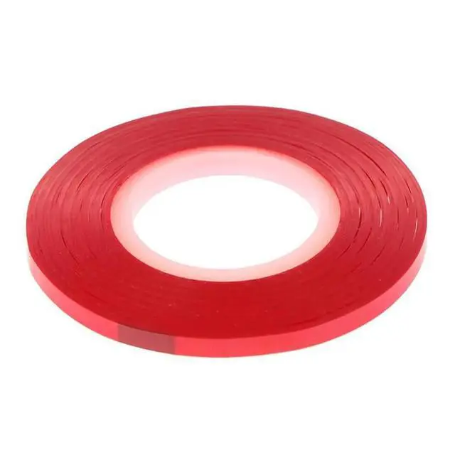 Alt view image 2 of 3 - 1 Roll Red Cassette Splicing Tape Recorder Leader Tape Joint Replacement Base Special Tape for Audio Cassette Repair