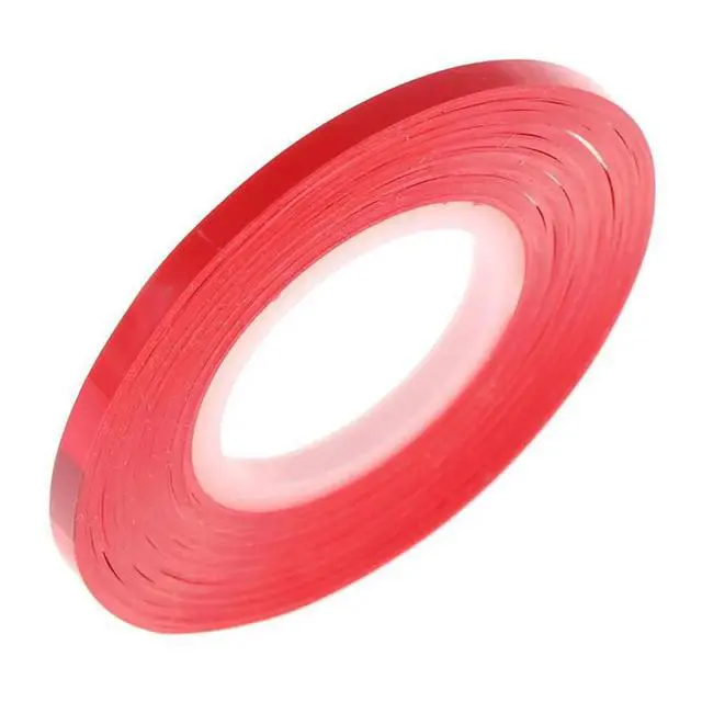 Alt view image 3 of 3 - 1 Roll Red Cassette Splicing Tape Recorder Leader Tape Joint Replacement Base Special Tape for Audio Cassette Repair