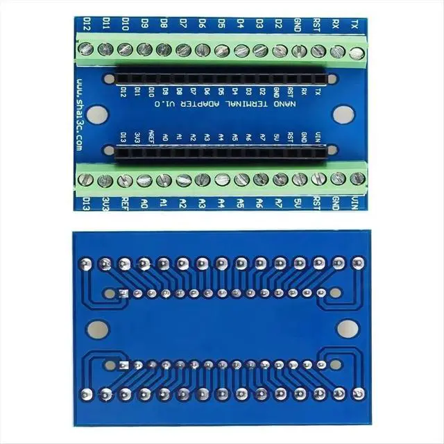 Alt view image 2 of 3 - 1set for Controller Terminal Adapter Expansion Board NANO IO Shield Simple Extension Plate