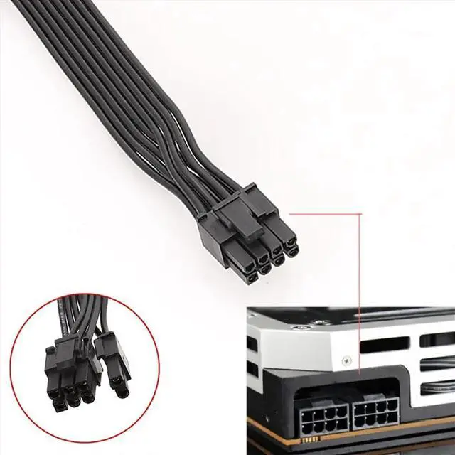 Main image of PSU Graphics Card 8pin to PCIe 8P (6+2) Pin PCIE GPU Power Cable for G1 G2 G3 G+ P2 T2 GS Series Modular Power