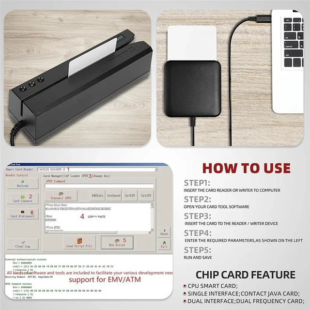 Main image of J3R150 Chip Java JCOP Card - UNFUSED Dual Interface Chip Java JCOP4 Cards,With EMV Function,1Pack