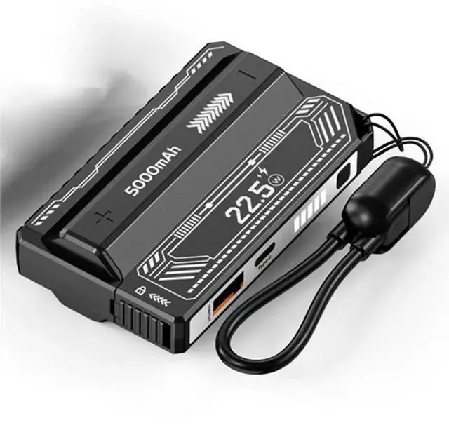 Alt view image 2 of 6 - Mecha-Style Removable Battery, Super Fast Charging 5000Mah Power Bank, Compact And Power Bank Casing.