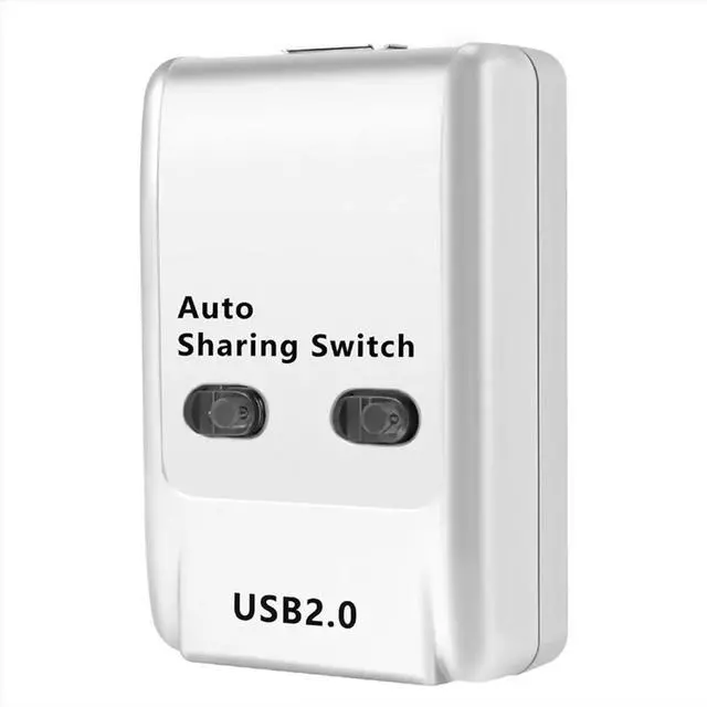 Alt view image 2 of 6 - USB 2.0 Auto Sharing Switch 2 Port HUB Adapter Switcher for 2 PC Printer USB Switch Devices Support