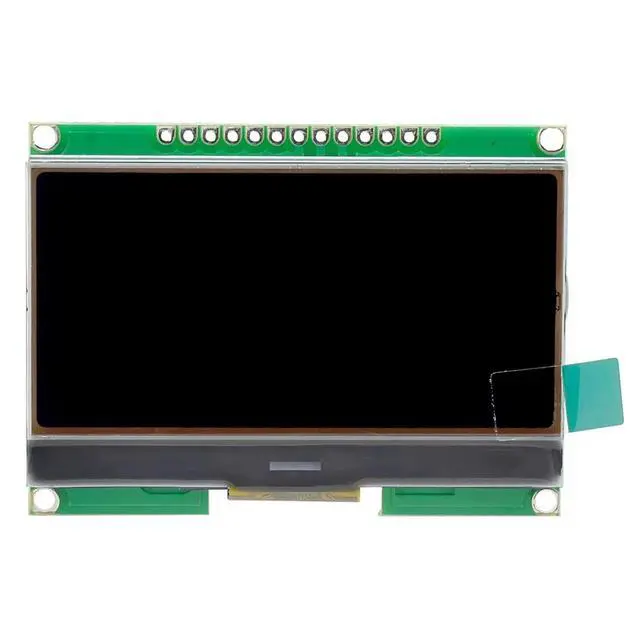 Alt view image 2 of 3 - LCD12864 12864-06D, 12864, LCD Module, COG, with Chinese Font, Dot Matrix Screen, SPI Interface Black