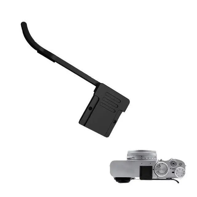 Alt view image 2 of 3 - Metal Hand Grip Hot Shoe Cover for X100VI X100V X100F X-E4 X-E3 X100 Series Camera,Anti-Slip