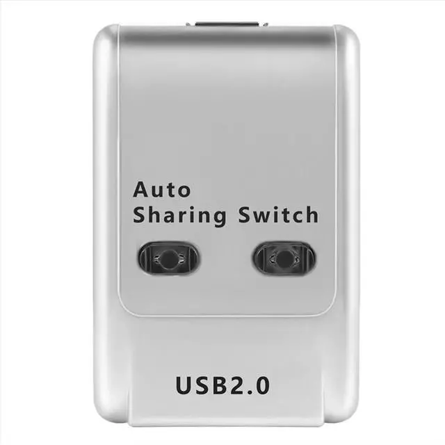 Alt view image 3 of 6 - USB 2.0 Auto Sharing Switch 2 Port HUB Adapter Switcher for 2 PC Printer USB Switch Devices Support