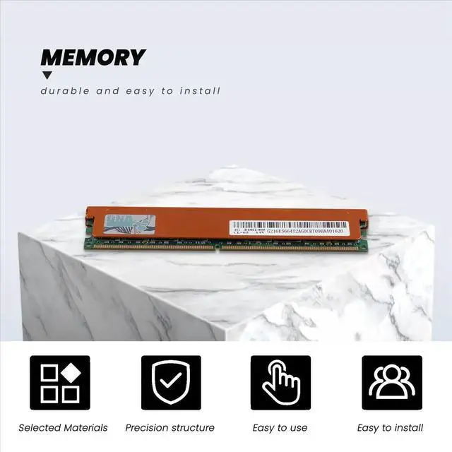 Alt view image 3 of 6 - DDR2 2GB RAM Memory PC2 6400 800Mhz 2RX8 1.9V Desktop Memory for PC Desktop Computer