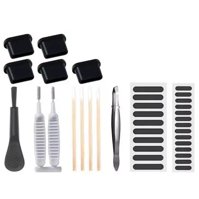 Alt view image 3 of 3 - 66 Pack Phone Charge Port Cleaning Tool Kit, Anti-Clogging Mini Brushes Cleaner for Phone,Tablet Camera