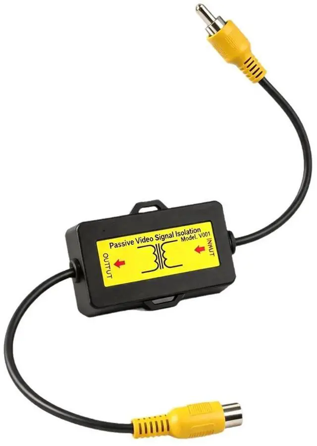 Alt view image 3 of 6 - Car Video Passive Video Signal Isolation Video Anti-Interference Filter for Camera Snowflake Removal