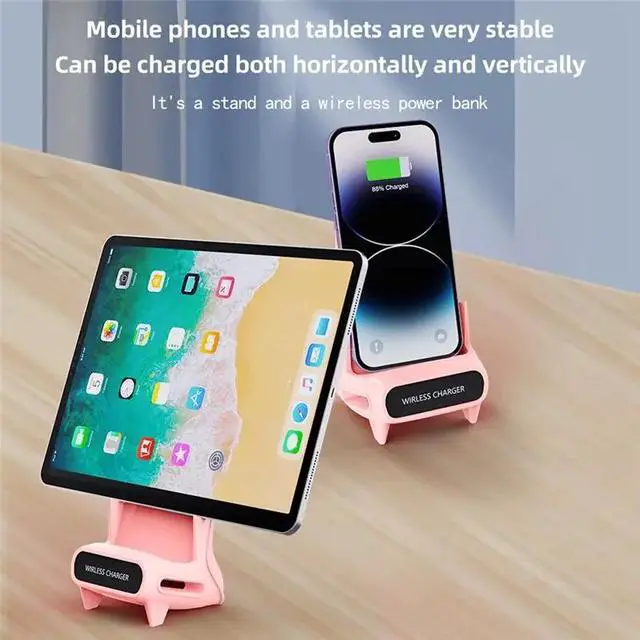 Alt view image 2 of 6 - Desktop Stand Mobile Phone Holder Technology Pink
