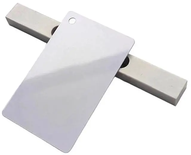 Main image of 10PCS UHF White RFID Card with Punch Hole 8654 H3 Chip Ultra-High Frequency 860-960MHz RFID Card