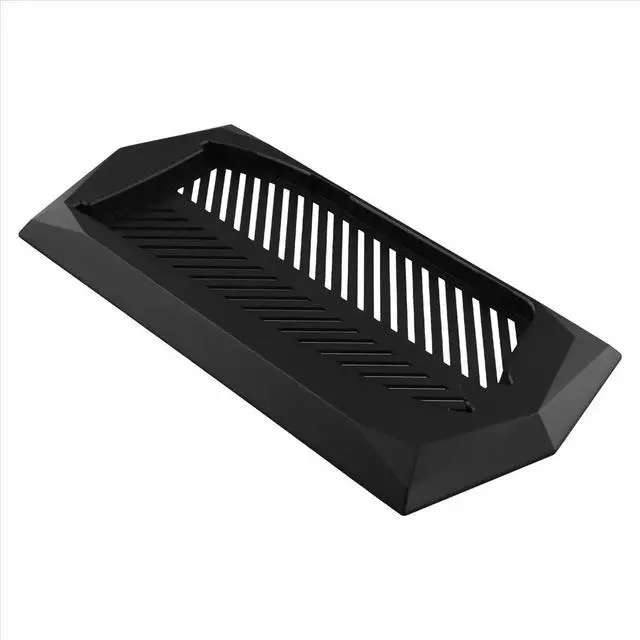 Alt view image 3 of 3 - Vertical Stand for Slim Optical Drive Version Console with Built-in Cooling Vents and Non-Slip Feet Black