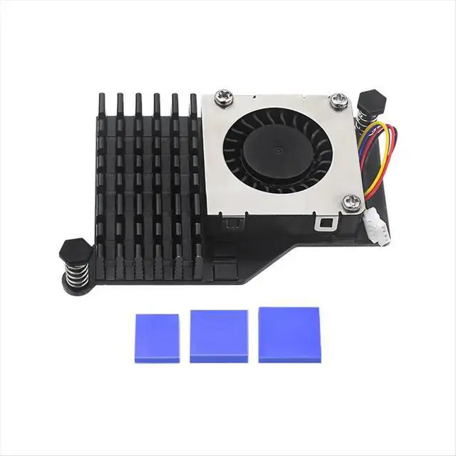 Alt view image 2 of 3 - For 5 Active Cooler with Speed Cooling Fan Metal Heatsink Radiator
