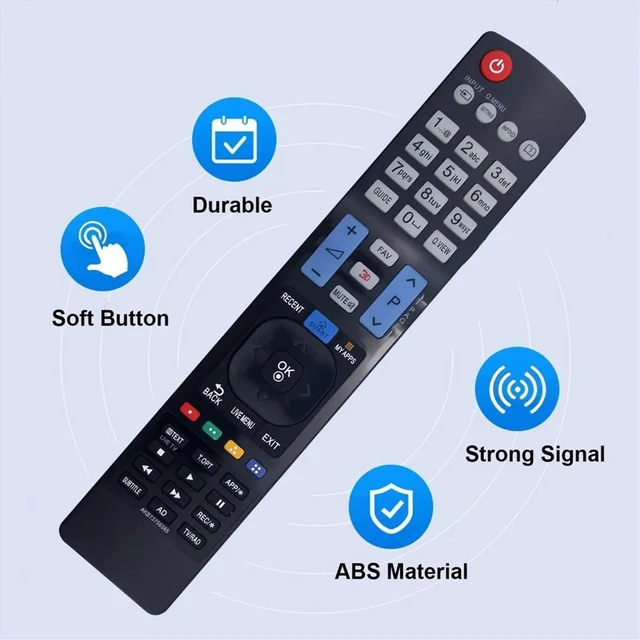Main image of Replace AKB73756565 TV Remote Control for TV AKB73756504 AKB73756510 AKB73756502 AKB73615303 AKB73275618 60LA620S