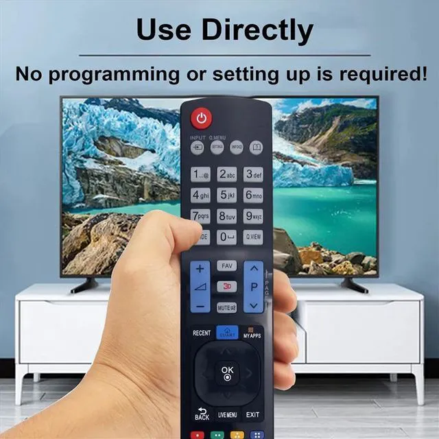 Alt view image 2 of 3 - Replace AKB73756565 TV Remote Control for TV AKB73756504 AKB73756510 AKB73756502 AKB73615303 AKB73275618 60LA620S