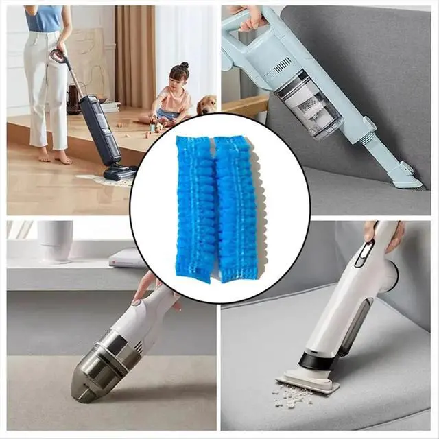 Alt view image 2 of 3 - 100pcs Disposable Vacuum Cleaner Filters for Home Vacuum Cleaners Disposable Protective Covers