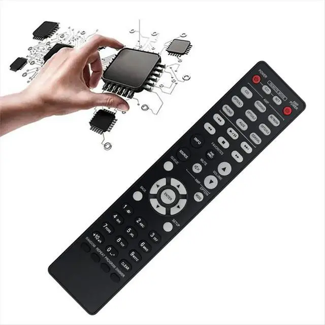 Alt view image 3 of 3 - Replace RC-1223 Remote Control for AV Surroud Receiver RC-1223 Remote Control