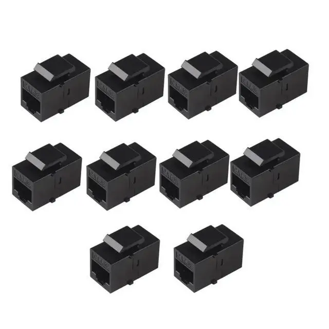 Alt view image 3 of 3 - 10PCS CAT5E RJ45 Connector Expansion Coupler Ethernet LAN Network Ethernet Cable Extender