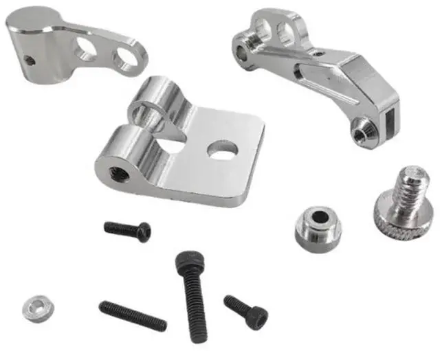 Main image of FPV Display Monitor Mounting Bracket Metal Holder Shortcut for FUTABA JR Crosswise RC Transmitter Silver