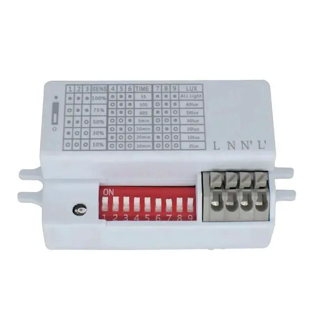Alt view image 3 of 3 - Motion Sensor for Auto-Sensing Lighting 5.8GHz Microwave Radar 110-240V Suitable for Hallway Hotel Corridor Sensor Light
