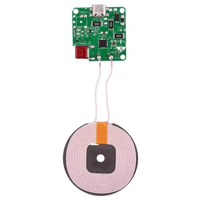 Alt view image 3 of 3 - Type-C DC5V/9V/12V 10mm Long-Distance Charging Module Fast Charging 15W for Mobile Phones