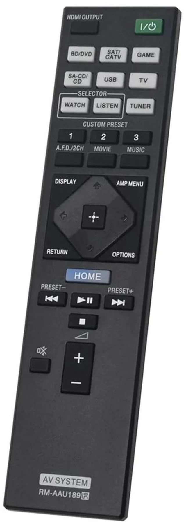 Main image of RM-AAU189 Replace Remote Control for STR-DN850 STR-DN1050