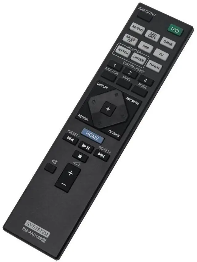 Alt view image 2 of 3 - RM-AAU189 Replace Remote Control for STR-DN850 STR-DN1050