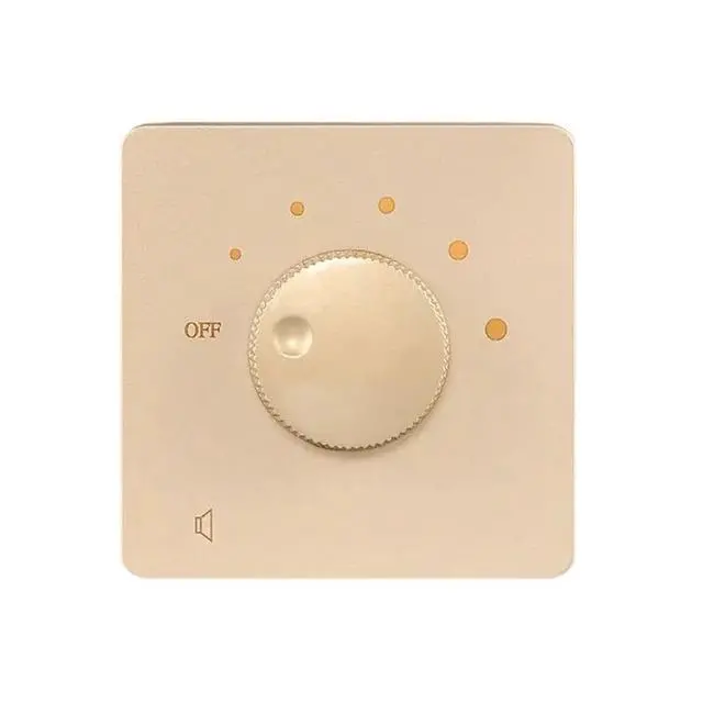 Alt view image 3 of 3 - Wall Background Music Constant Pressure 50W 86 Type Tuning Switch Speaker Volume Controller Sound Regulator