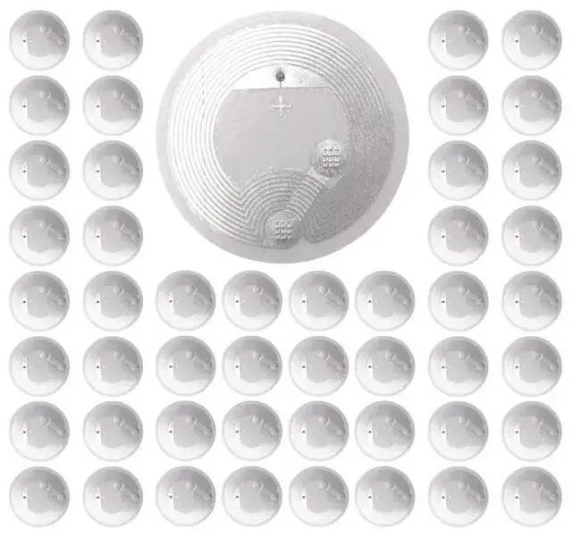 Main image of Ntag216 Sticker Ntag216 Tags 216 Tag Ntag216 Cards 13.56Mhz Tag Stickers 888 Bytes Memory