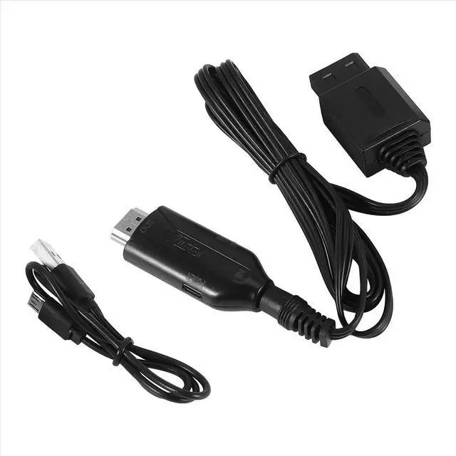 Alt view image 3 of 6 - To -Compatible Converter Cable 2 -Compatible for HDTV Monitor Display To -Compatible Adapter