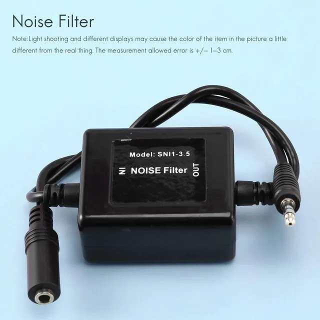 Alt view image 3 of 3 - SNI-1/3.5 Noise Filter ripple mass filter insulator 3.5mm Black