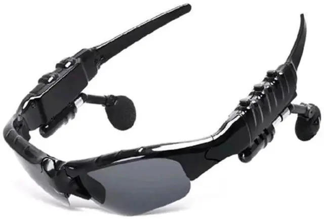 Alt view image 3 of 3 - Stereo Earphones Headset With Mic Glasses Sunglasses Noise Reduction Headphones For Driving Cycling Sports-AAAE
