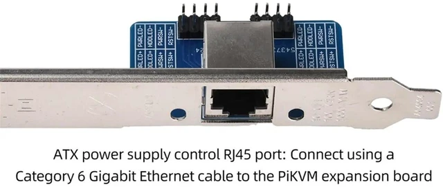 Alt view image 2 of 3 - Computer Remote Control PCIE Adapter Connector Board ATX Power Board for Raspberry PiKVM