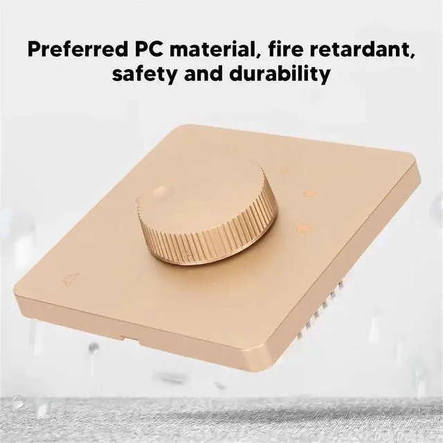 Alt view image 2 of 3 - Wall Background Music Constant Pressure 50W 86 Type Tuning Switch Speaker Volume Controller Sound Regulator Grey