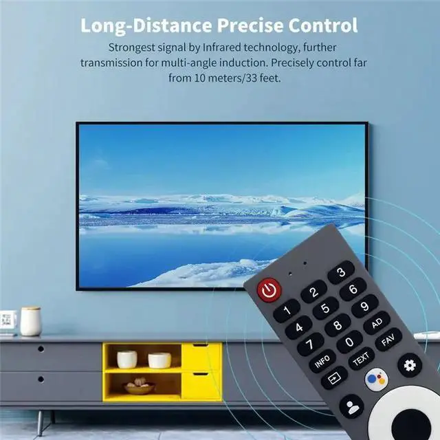 Alt view image 3 of 3 - Replace 55G22 Voice Remote Control For Skyworth 55G22 Smart TV Remote Control A