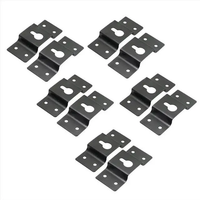 Alt view image 3 of 3 - Speaker Wall Mount Bracket Ceiling Stand Clamp Surround Speaker Rear Hook Hanger Plate for Speaker Accessories