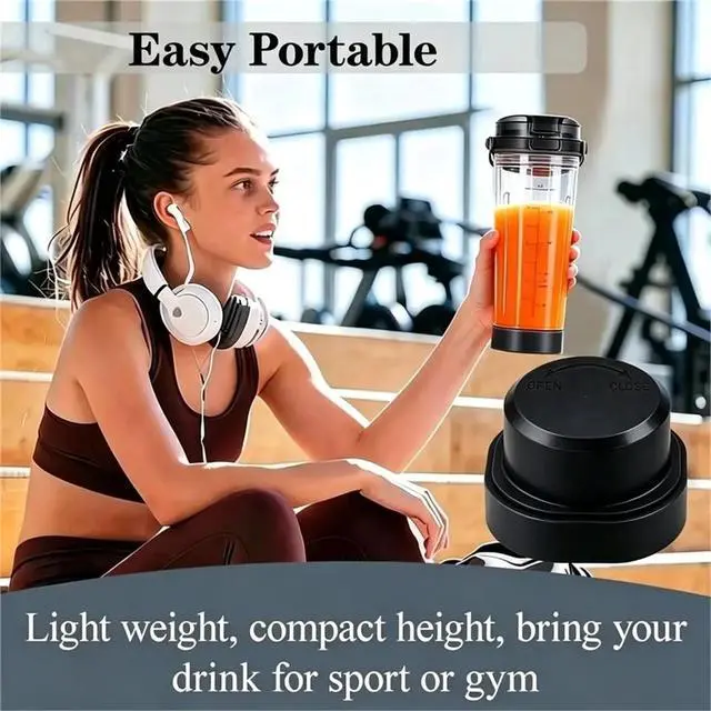 Alt view image 2 of 3 - Blade Cover and Vessel Cap Set for Blast Blender BC100 & BC151 Series Leakproof Replacement Accessories