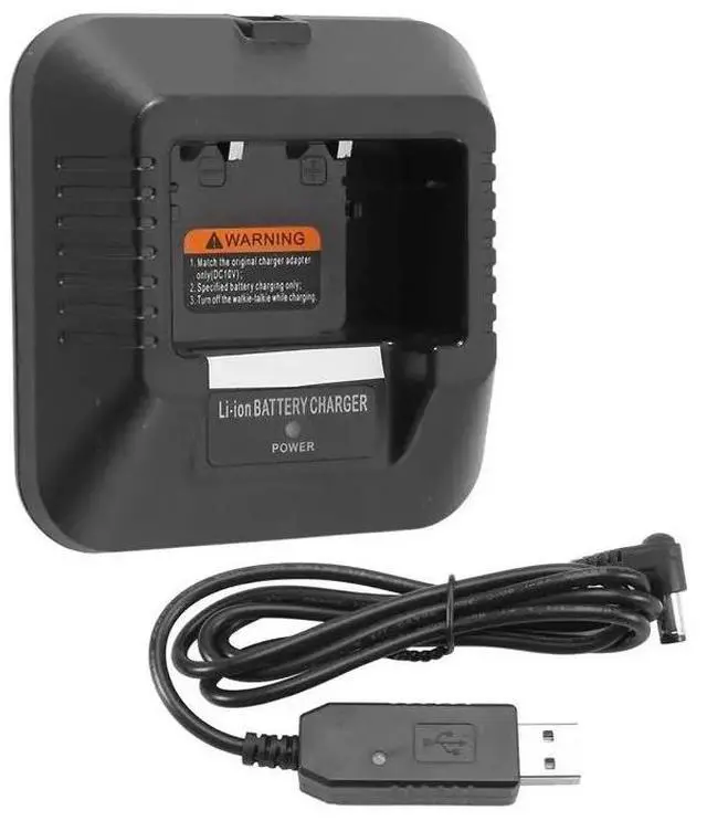 Alt view image 2 of 6 - UV-5R Two-Way Radio USB Charger for UV-5R UV-5RA UV-5RB UV-5RC