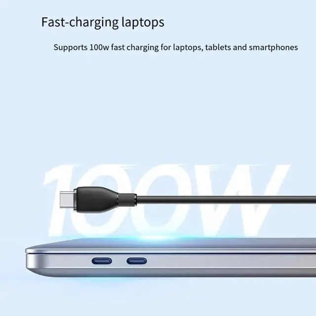 Main image of For Mobile Devices-Black 2M Cable/Type-C To Type-C Fast Charging 100W
