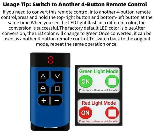 Alt view image 3 of 3 - 8-In-1 Garage Remote Multi Frequency Clone Key, 300-915Mhz, 433Mhz, 868Mhz, 315Mhz Gate Controller Transmitter Rechargeable