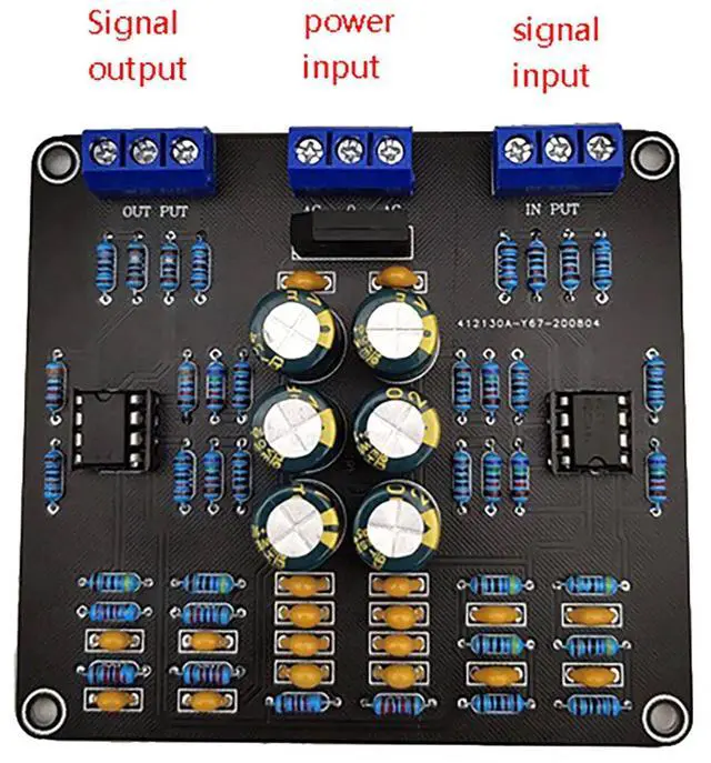 Main image of 2X Hifi Preamplifier Board Hifi Power Amplifier Accessories Power Amplifier Preamp Tuning Board Front Panel