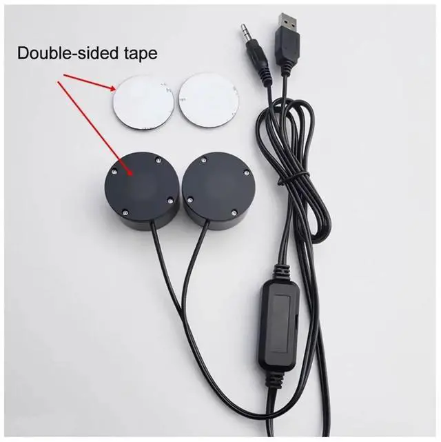Alt view image 2 of 3 - 4Ohm 6W USB Speaker for PC 3.5mm Audio Input Mini Loudspeaker for Advertising Machine
