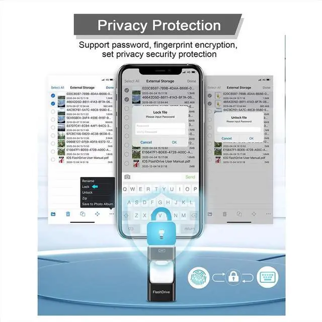 Main image of USB Stick for Phone, Memory Stick Flash Drive for Phone/Pad/Android/Computer/Laptop/PC 64G