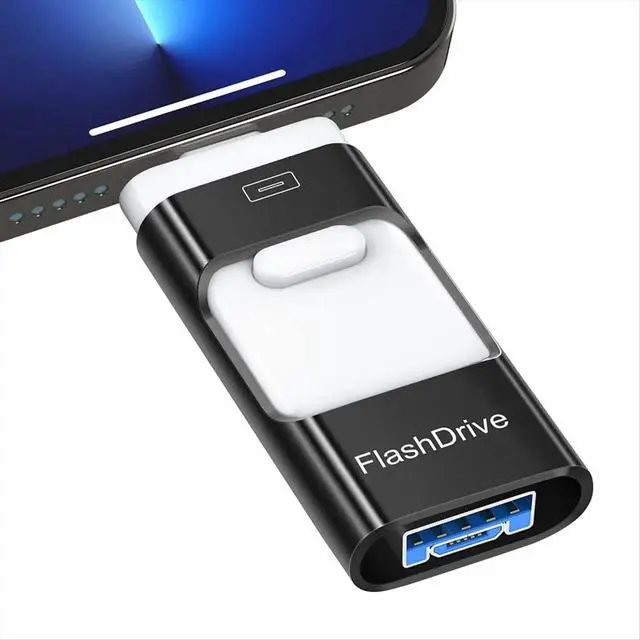 Alt view image 3 of 3 - USB Stick for Phone, Memory Stick Flash Drive for Phone/Pad/Android/Computer/Laptop/PC 64G
