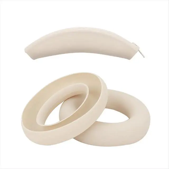 Alt view image 3 of 3 - Ear Pads for Space Q45/Life Q30 Q35 Headphone Silicone Protective Case Earmuff Headband Repair Parts C