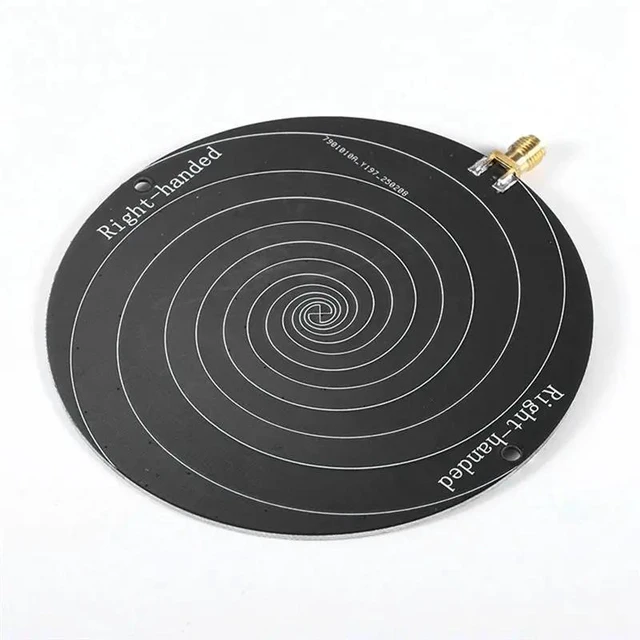 Alt view image 3 of 3 - Wideband 0.51-10Ghz Circularly Polarized Antennas Equiangular Spirals Antennas RFID High Frequency Right-Hand Rotati