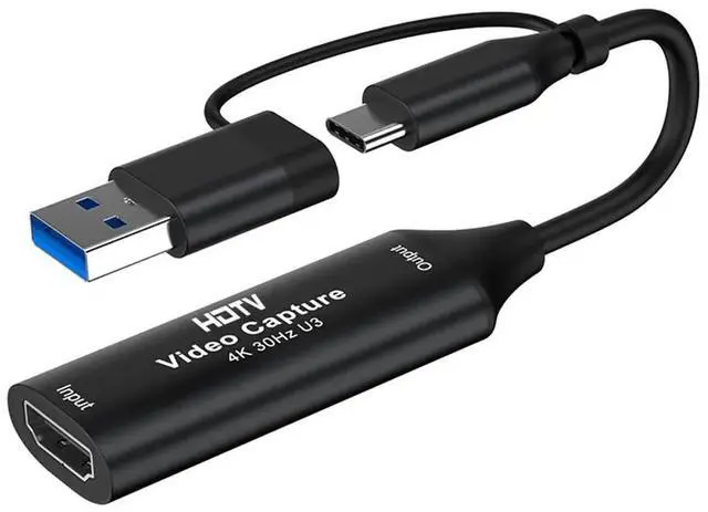 Alt view image 3 of 3 - 4K -Compatible Video Capture Card USB 2.0 Type-C 1080P Game Capture Card for Live Streaming for for