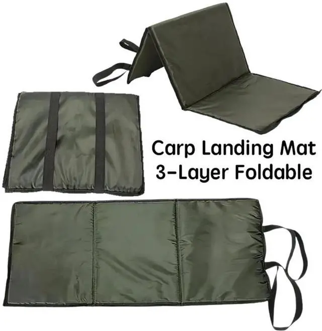 Main image of Foldable 3-Layer Sponge Carp Mat Fish Pad Fish Protection Mat Carp Fishing Quick Fish Folding Unhooking Mat