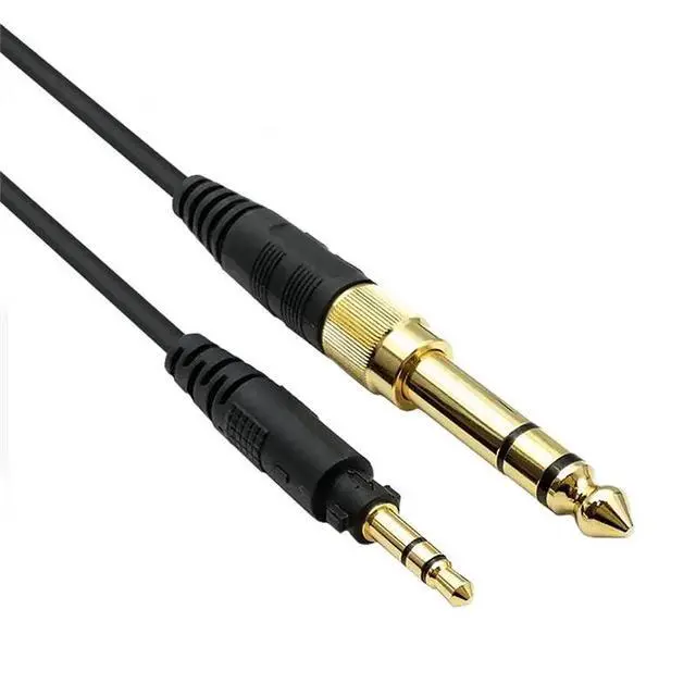 Alt view image 2 of 3 - Professional Headphone Cord For Technics EAH-DJ1200 Mixrheadsets Wire With 3.5Mm And 6.35Mm Connectors