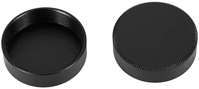 Alt view image 2 of 3 - 6Pcs Metal C Mount Rear Lens Cover Cap For CCTV (Black)